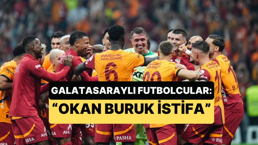Galatasaraylı Futbolcular Basın Toplantısını “Okan Buruk İstifa” Sesleriyle İnletti