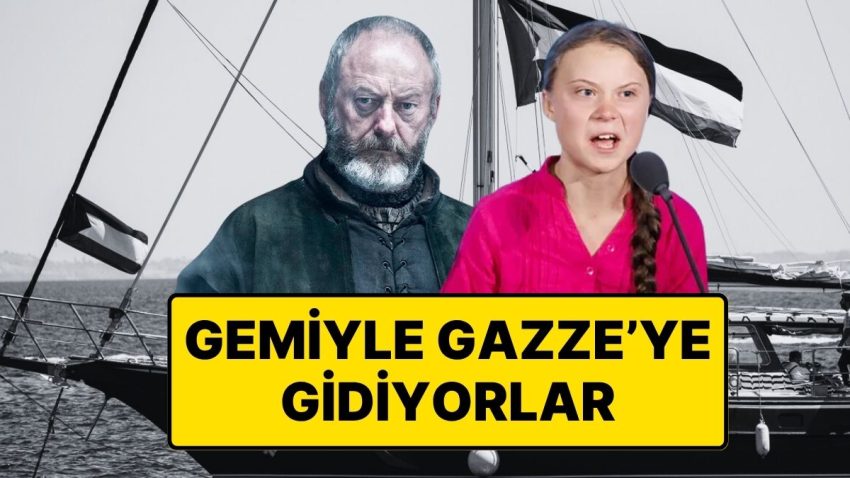 Gazze için Özgürlük Filosu’nun Yeni Gemisi İsveçli Aktivist Greta Thunberg ile Gazze’ye Gidiyor