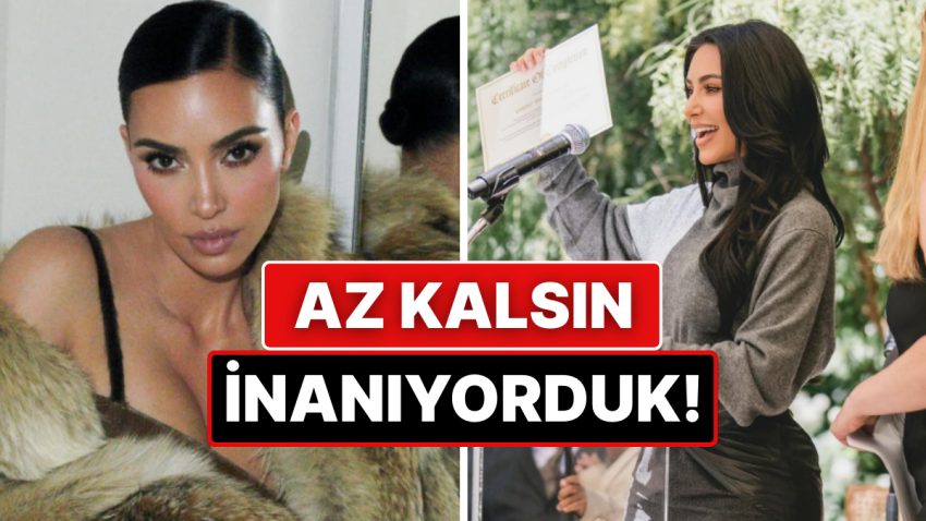 Gerçekler Bildiğimiz Üzere Değilmiş! Avukat Olduğunu Söyleyen Kim Kardashian, Aslında Eğitimini Tamamlamamış