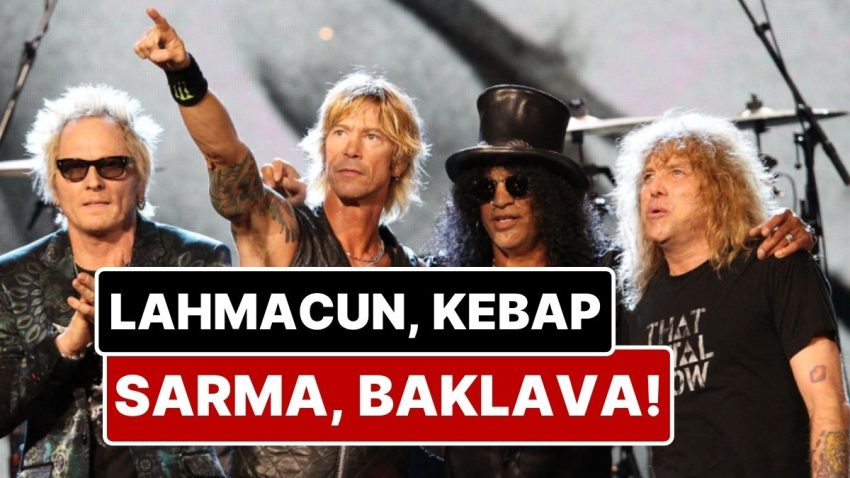 Guns N’ Roses İstanbul Konserine Hazırlanıyor: Guns N’ Roses’un Konser Öncesi Talepleri