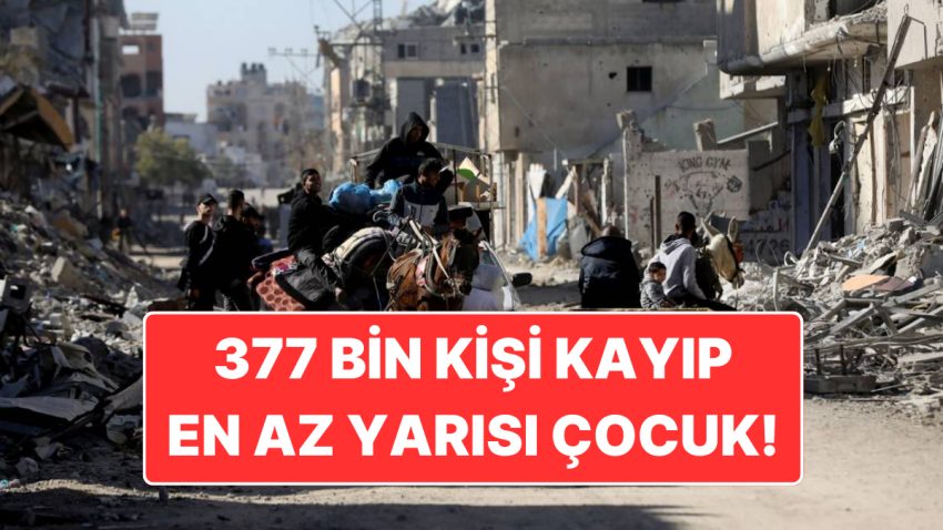 Harvard Üniversitesi’nin Hazırladığı Rapor: İsrail, Filistin’de 377 Bin Kişiyi “Kaybetti”