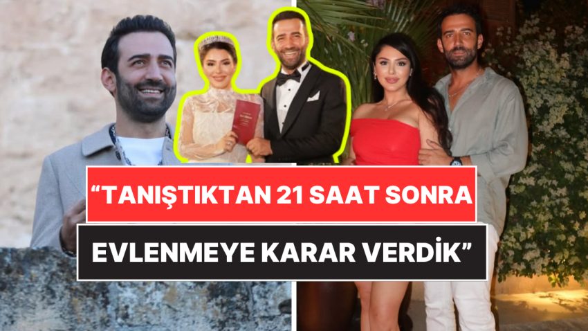 Her Şey Bir Emojiyle Başlamış: Uzak Kent’in Demir’i Ferit Kaya Eşi ile Tanışma Öyküsünü Birinci Kere Anlattı!