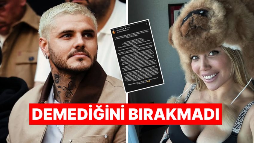 Her Şeyi İtiraf Etti: Icardi’den Eski Eşi Wanda Nara’ya Sert Kelamlar