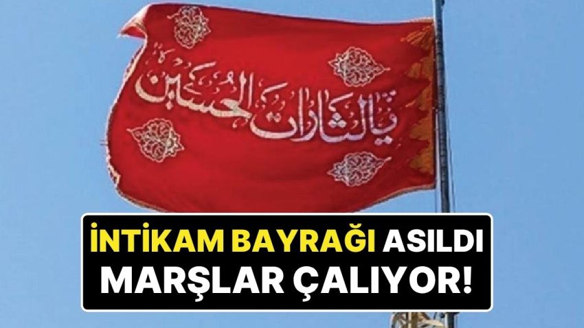 İntikam Marşları Çalıyor: İsrail’in Saldırdığı İran ‘Kırmızı İntikam Bayrağı’nı Yine Ortaya Çıkardı