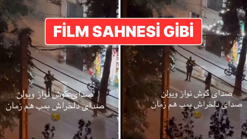 İran’da Sinema Sahnelerini Aratmayan Anlar: Bombaların Altında Keman Resitali