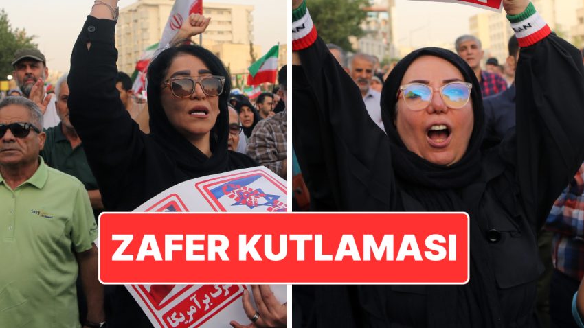 İran’da Zafer Kutlaması: Halk Tahran’da Meydanlara Akın Etti