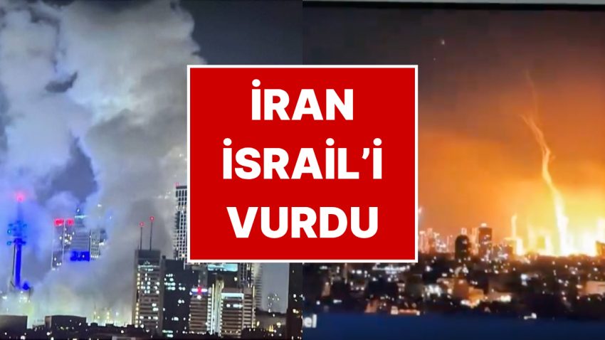İran’dan İsrail’e Füze Saldırısı! İsrail’de Sirenler Çaldı, Ülkedekilere “Sığınaklara Gidin” İletisi Gönderildi