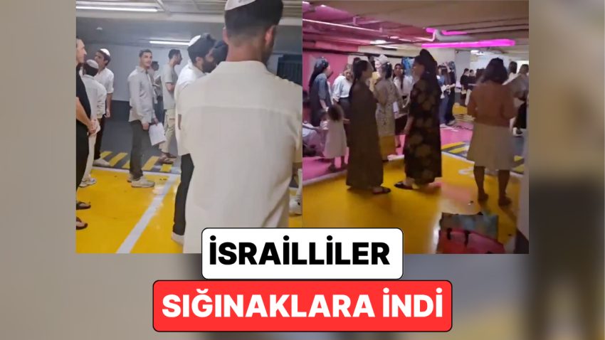 İran’ın Saldırısının Akabinde Sığınaklara İnen İsrailliler Müzik Söyledikleri ve Dua Ettikleri Anları Paylaştı