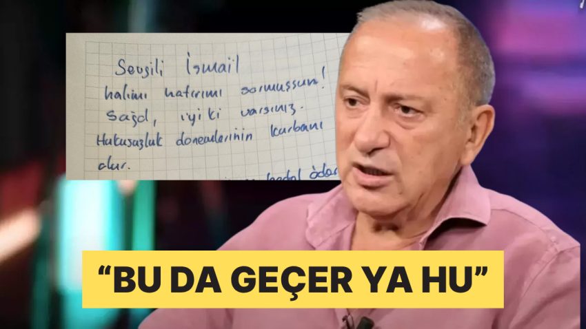 İsmail Saymaz Fatih Altaylı’nın Silivri’den Yazdığı Mektubu Paylaştı