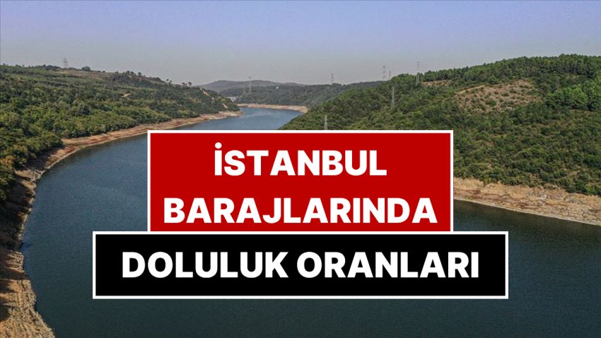 İstanbul Barajlarında Son Durum: İSKİ Datalarıyla Barajlarda Doluluk Oranı
