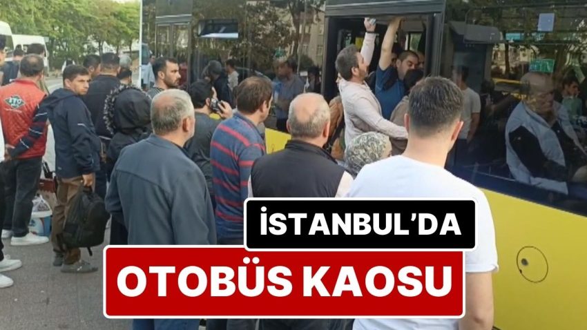 İstanbul’da Özel Halk Otobüsü Kaosu: Otobüsler Kontak Kapattı, Duraklarda Yoğunluk Oluştu