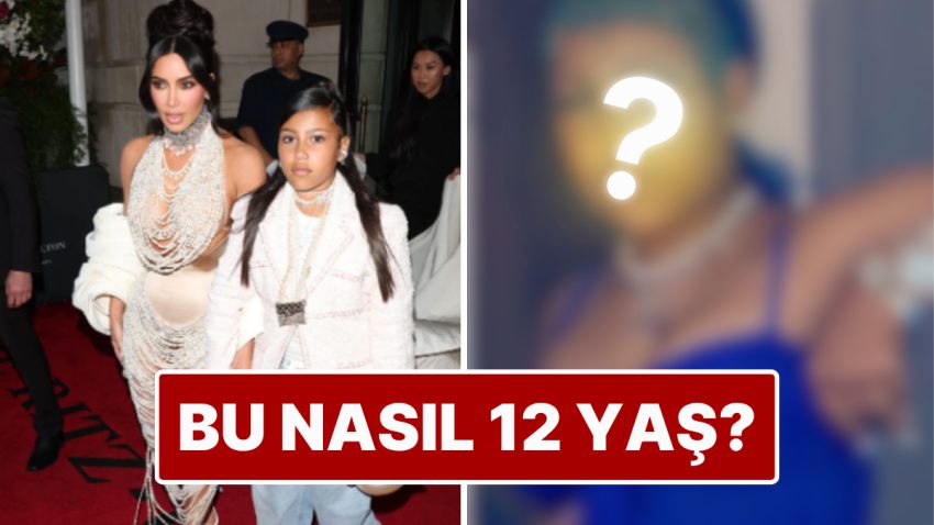 Kim Kardashian’ın 12 Yaşındaki Kızı North West’in Boyalı Saçları ve Yaşından Büyük Gösteren Biçimi Gündem Oldu!