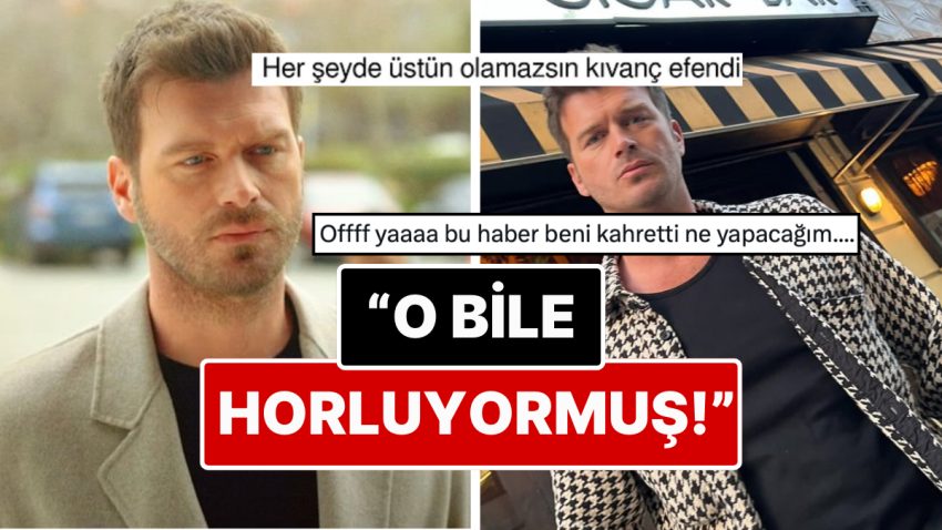 Kıvanç Tatlıtuğ’un Uyku Apnesi Olduğu Argümanı X’te Goygoyculara Gereç Çıkardı!