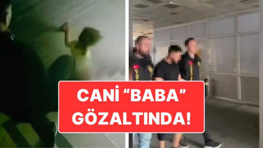 Küçük Kızını Merdivenlerden Aşağıya Yuvarlayan Baba Gözaltında: 8 Çocuğu ve 51 Cürüm Kaydı Varmış!