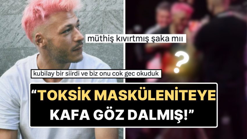 Kurtlarını Döktü: Saçlarını Pembeye Boyatan Kubilay Aka’nın Kıvırtırken Kendinden Geçtiği Anlara Yorum Yağdı!