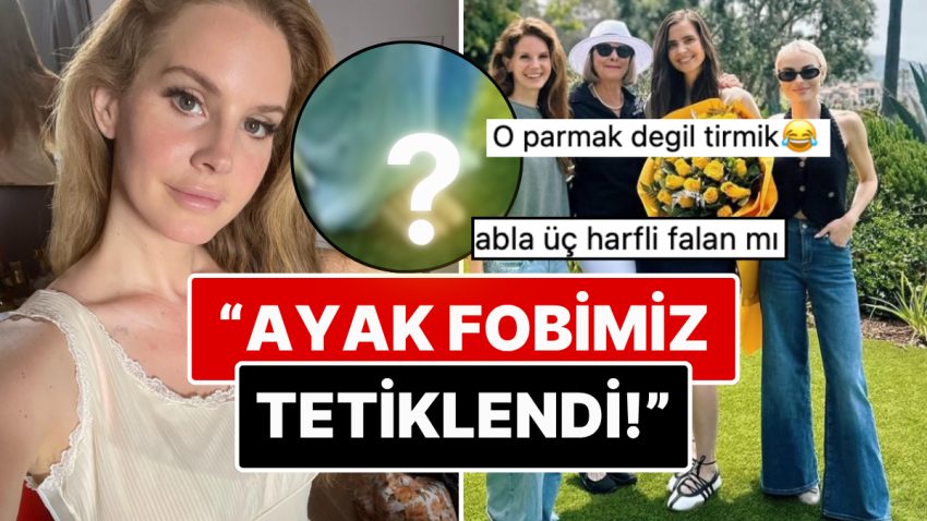Lana Del Rey’in Ayak Parmaklarındaki Ayrıntı Toplumsal Medya Kullanıcılarının Lisanına Büyük Düştü!