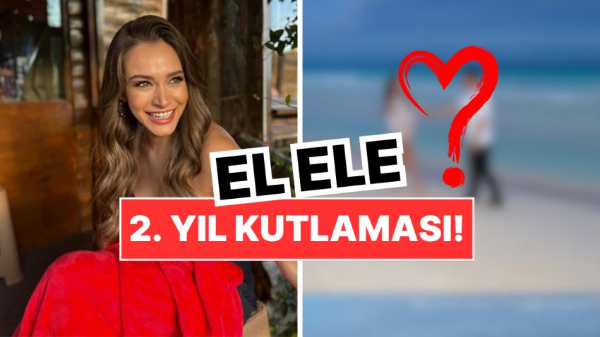 Miray Daner Kumsalda Aşka Geldi: Cet Caner Çerçioğlu ile 2. Yılını Romantik Karelerle Kutladı!