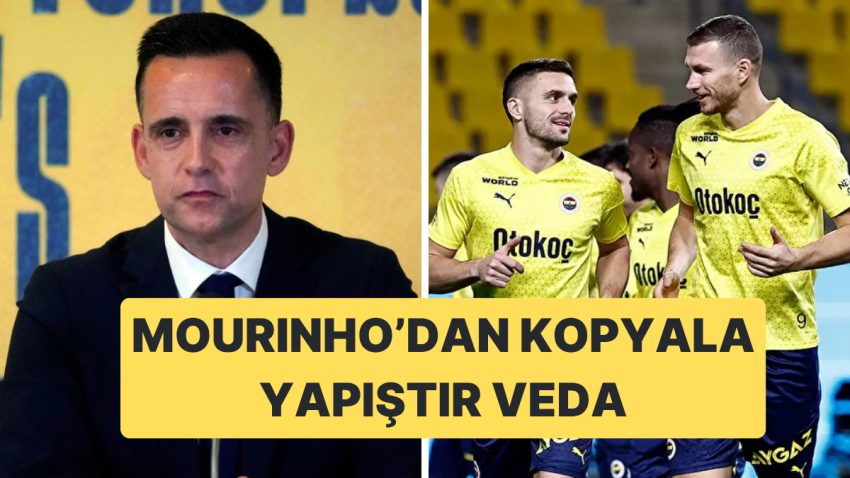 Mourinho’dan Mario Branco ile Dzeko ve Tadic’e Kopyala Yapıştır Vedalar