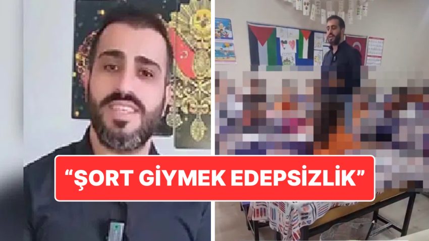 Öğretmenden Reaksiyon Çeken Görüntü: “Şort Giymek Edepsizlik”