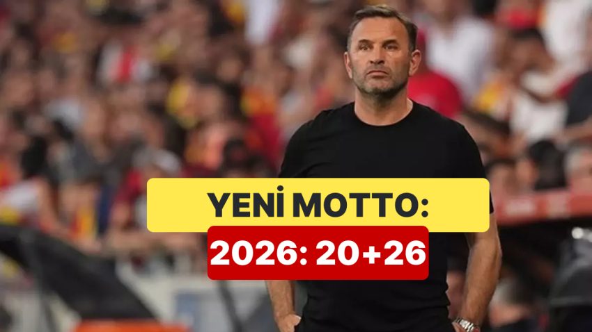 Okan Buruk Yeni Dönem İçin Galatasaray’ın Mottosunu Açıkladı