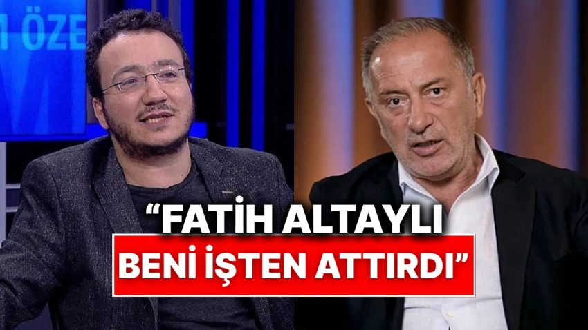 Oytun Erbaş Fatih Altaylı’ya Öfke Kustu: Kendisini İşten Attırdığını Tez Etti