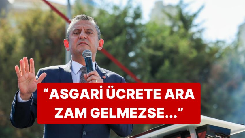 Özgür Özel, Bursa Mitinginde Taban Fiyata Orta Artırım Talebini Yineledi