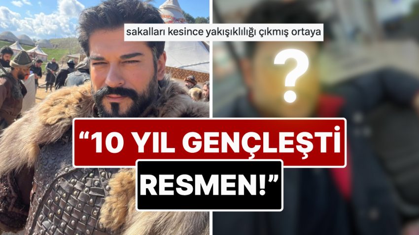 Resmen Gençleşti: Sakallarını Katıca Yüzü Gözü Açılan Burak Özçivit’in Son Hali Büyük Beğeni Topladı!
