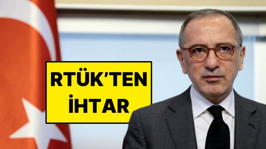 RTÜK Fatih Altaylı’nın YouTube Kanalı İçin İhtar Yayınladı