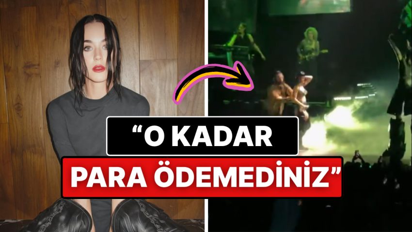 Sahneden Koşmanın Azizliğine Uğrayan Katy Perry, Açılan Kıyafeti İçin Yardım Aldı