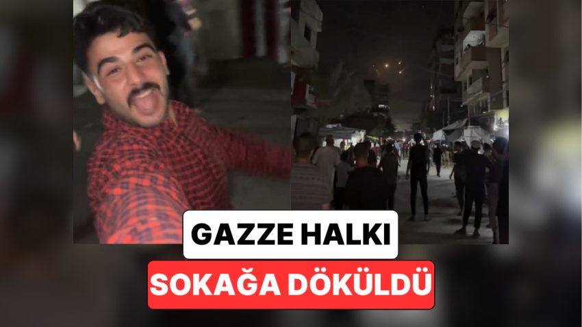 Sevinç Şovları ile Karşıladılar: Gazze Halkı İsrail’e Düzenlenen Taarruzun Akabinde Sokağa Döküldü