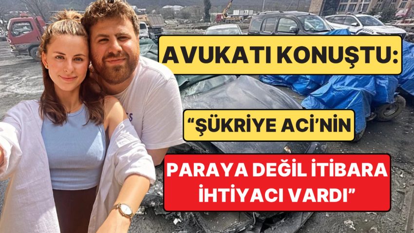 Şükriye Aci’nin Avukatı Burak Erden Kendisini Amaç Alan Özer Aci’nin Avukatı Hakkında Birinci Kere Konuştu