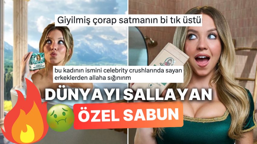 Sydney Sweeney’in Kullandığı Banyo Suyundan Yaptırdığı Sabuna Bi’ Çift Lafı Olanlar
