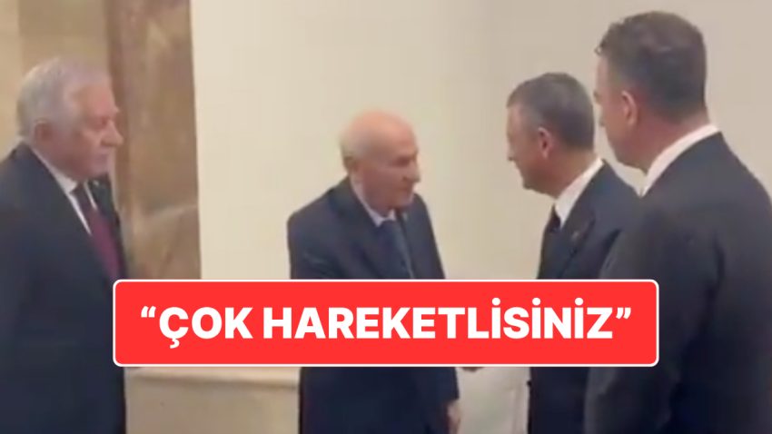Tokalaştılar: Devlet Bahçeli ve Özgür Özel Uzun Vakit Sonra Bir Ortaya Geldi