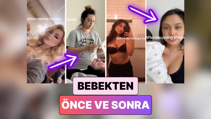Toplumsal Medyada Başlayan Akımla Anneler Çocuk Sahibi Olmadan Evvel ve Sonraki Hallerini Paylaştı