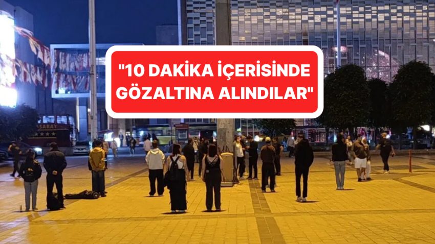 Toplumsal Medyadan Duyuruldu: Taksim’de Durma Hareketi Yapan Çok Sayıda Kişi Gözaltına Alındı
