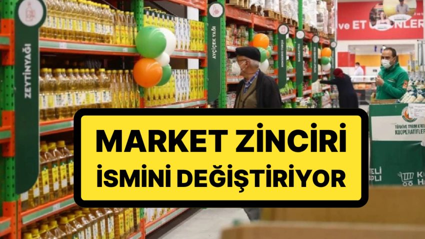 Türkiye’nin Dev Market Zinciri Gençler İçin İsmini Değiştirmeye Karar Verdi: “KOOP” İsmini Kullanacak