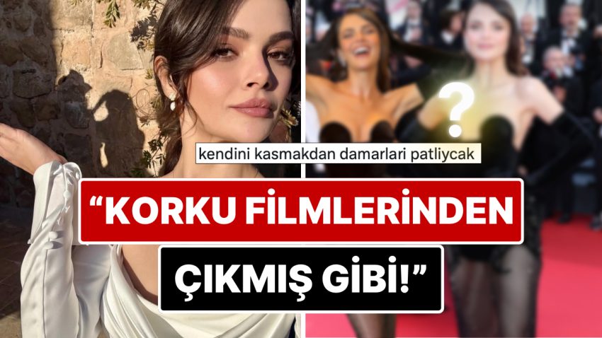 Uzak Kent’in Alya’sı Sinem Ünsal’ın Çok Beklenen Cannes Kırmızı Halı Kıyafeti Tenkitlerin Kurbanı Oldu!
