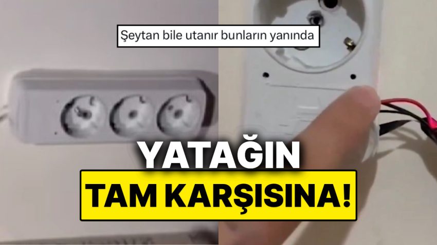 Yatağın Tam Karşısına! Konutunu Günlük Kiralayan Bir Şahsın Prizlere Bâtın Kamera Yerleştirdiği Ortaya Çıktı