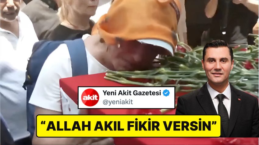 Yeni Akit Bildiğiniz Gibi! Ferdi Zeyrek’in Tabutuna Sarılarak Ağlayan Bayana Berbat Yorum