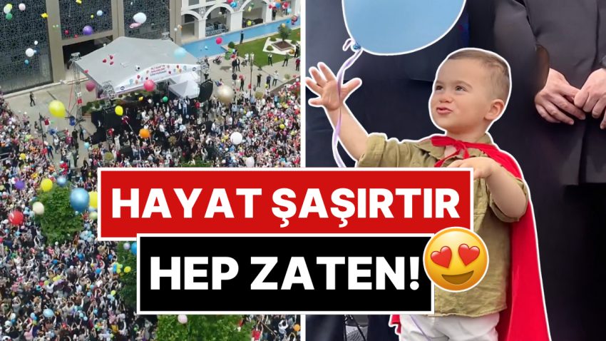 Yüzlerce İnsan Tek Yürek Oldu: Sancaktepe Belediyesi’nden Kanseri Yenip Balonlarını Uçuran Ali Asaf Paylaşımı!