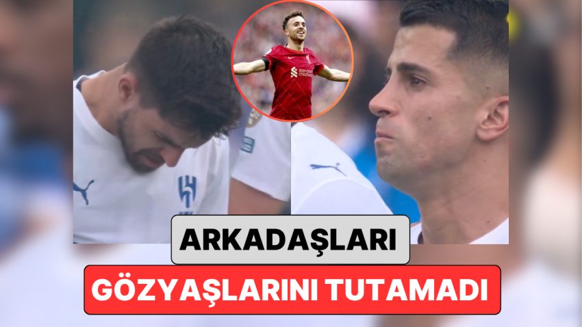 28 Yaşında Hayatını Kaybeden Diogo Jota’nın Grup Arkadaşları Hürmet Duruşu Sırasında Gözyaşlarını Tutamadı