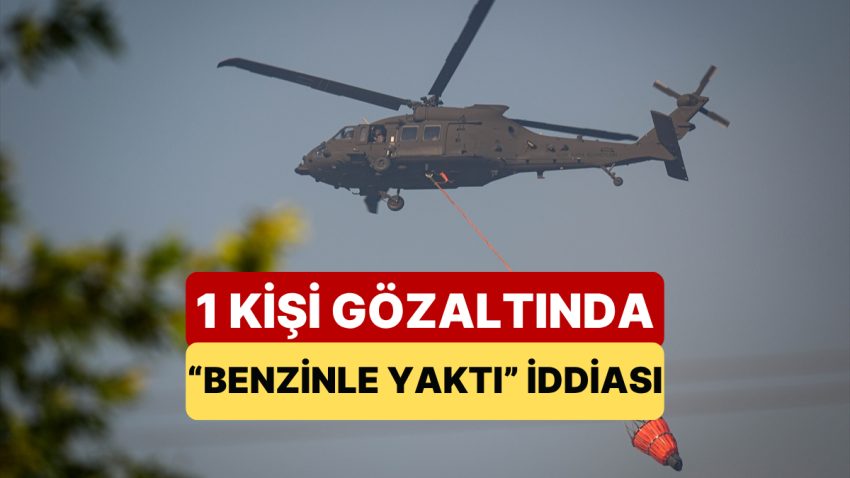 Adalet Bakanı Yılmaz Tunç, Yangınlar Sebebiyle Bir Kişinin Gözaltında Olduğunu Duyurdu
