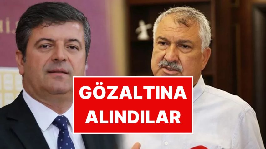 Adana Büyükşehir Belediye Başkanı Zeydan Karalar ve Adıyaman Belediye Lideri Abdurrahman Tutdere Gözaltında
