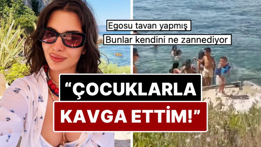 Annesi Destekledi: Denizdeki Çocuklarla Hengame Ettiğini Söyleyen Derin Talu’nun Tutumları Reaksiyon Çekti!