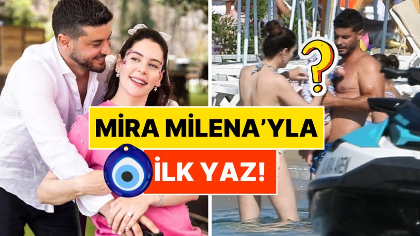 Berk Oktay ve Yıldız Davet Atiksoy’un Ailece Çeşme Keyfi: Minik Mira Milena Tatlılığıyla Mest Etti!