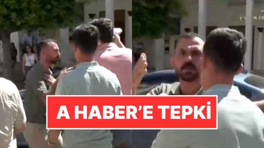 Canlı Yayına Yansıdı: Adana Büyükşehir Belediyesi Önünde Yayın Yapan A Haber’e Reaksiyon