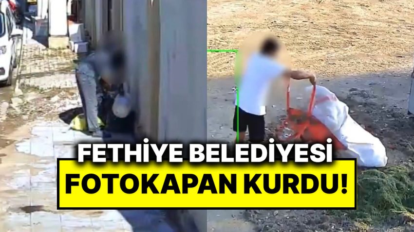 Ceza Yolda: Fethiye Belediyesi Fotokapanlarla Çöp Kutusu Yerine Etrafa Çöp Atan Bireyleri Tespit Etti