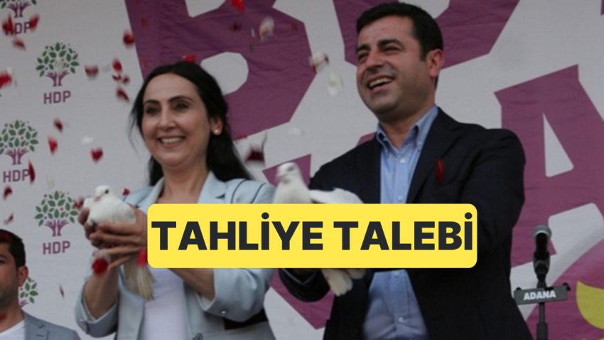DEM Parti’den Eski Eş Liderler Selahattin Demirtaş ve Figen Yükseldağ İçin Tahliye Talebi