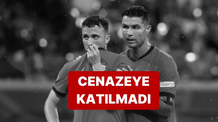 Diogo Jota’nın Cenazesine Ulusal Gruptan Arkadaşı Cristiano Ronaldo Katılmadı