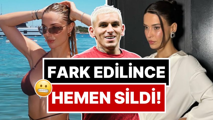 Fark Edilince Sildi: İhtilal Özkan’dan Sonra Çapkınlık Tipleri Atan Lucas Torreira’dan Ecenaz Üçer Hamlesi!